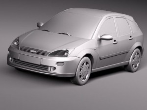 Focus I 5door 1998-2003 Modello 3D