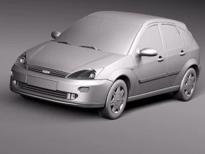 Focus I 5door 1998-2003 3D Model