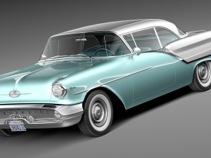 Oldsmobile 88 Coupe 1957 3D 모델