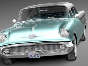 Oldsmobile 88 Coupe 1957 Modelo 3D