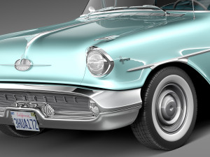 Oldsmobile 88 Coupe 1957 Modelo 3D