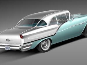 Oldsmobile 88 Coupe 1957 Modelo 3D