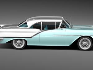 Oldsmobile 88 Coupe 1957 Modelo 3D