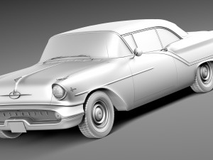 Oldsmobile 88 Coupe 1957 Modelo 3D
