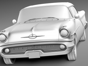 Oldsmobile 88 Coupe 1957 Modelo 3D