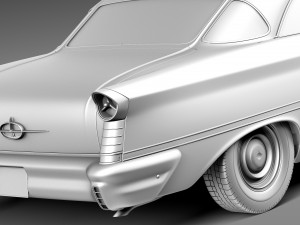 Oldsmobile 88 Coupe 1957 Modelo 3D