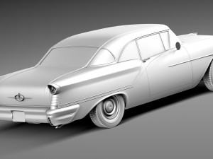 Oldsmobile 88 Coupe 1957 Modelo 3D