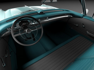 Oldsmobile 88 Coupe 1957 Modelo 3D