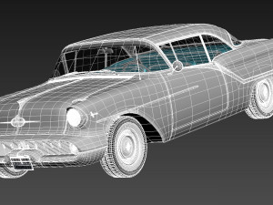 Oldsmobile 88 Coupe 1957 Modelo 3D