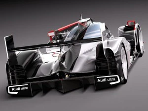 Audi R18 2012 yarış arabası 3D Model