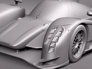 Audi R18 2012 yarış arabası 3D Model