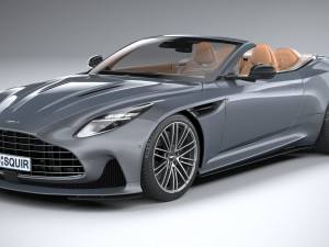 Aston Martin DB12 Volante 2024 Modello 3D