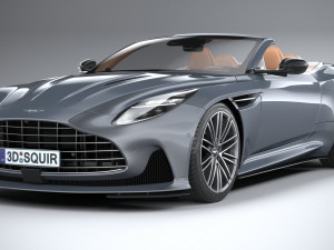 Aston Martin DB12 Volante 2024 Modello 3D