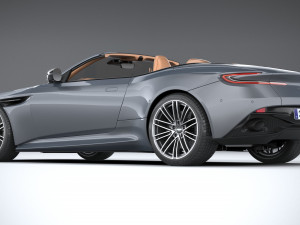 Aston Martin DB12 Volante 2024 Modello 3D