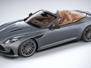 Aston Martin DB12 Volante 2024 Modello 3D