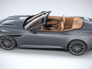 Aston Martin DB12 Volante 2024 Modello 3D