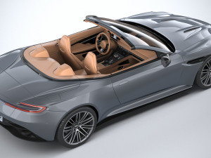 Aston Martin DB12 Volante 2024 Modello 3D