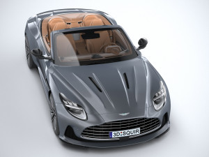 Aston Martin DB12 Volante 2024 Modello 3D