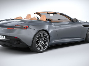 Aston Martin DB12 Volante 2024 Modello 3D