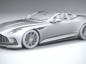 Aston Martin DB12 Volante 2024 Modello 3D