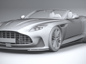 Aston Martin DB12 Volante 2024 Modello 3D