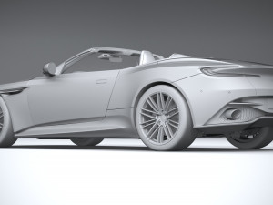 Aston Martin DB12 Volante 2024 Modello 3D