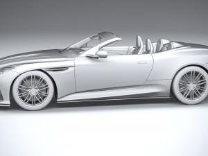 Aston Martin DB12 Volante 2024 Modello 3D