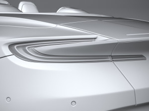 Aston Martin DB12 Volante 2024 Modello 3D