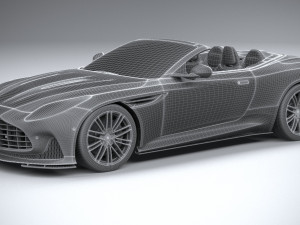 Aston Martin DB12 Volante 2024 Modello 3D