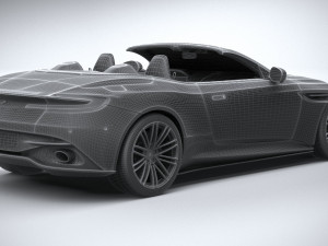 Aston Martin DB12 Volante 2024 Modello 3D