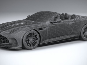 Aston Martin DB12 Volante 2024 Modello 3D