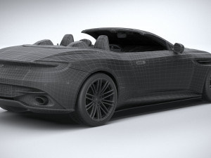 Aston Martin DB12 Volante 2024 Modello 3D