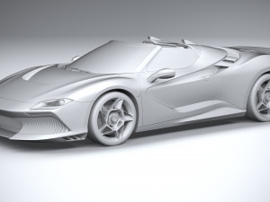 Ferrari SP-8 2024 3D-Modell