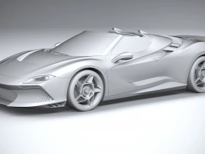 Ferrari SP-8 2024 3D Model