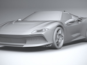 Ferrari SP-8 2024 3D-Modell