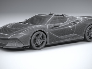 Ferrari SP-8 2024 3D-Modell