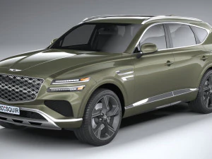 Genesis GV80 2025 3D Model