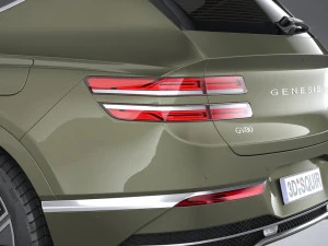 Genesis GV80 2025 3D Model