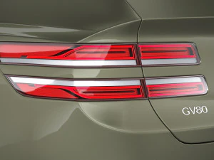 Genesis GV80 2025 3D Model