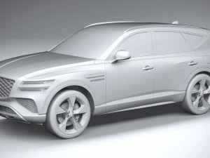 Genesis GV80 2025 3D Model