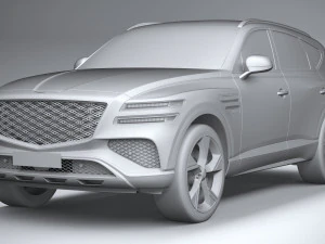 Genesis GV80 2025 3D Model