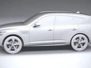 Genesis GV80 2025 3D Model