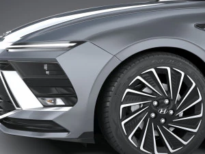 Hyundai Sonata 2024 3D Model