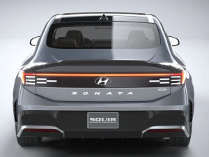 Hyundai Sonata 2024 3D Model