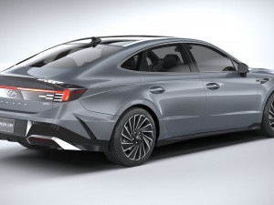 Hyundai Sonata 2024 Modèle 3D