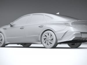 Hyundai Sonata 2024 Modèle 3D