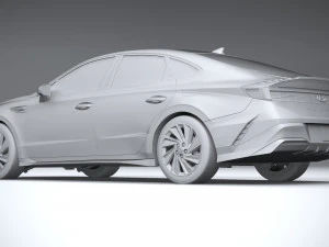 Hyundai Sonata 2024 3D Model