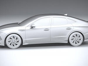 Hyundai Sonata 2024 Modèle 3D
