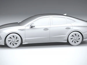 Hyundai Sonata 2024 3D Model