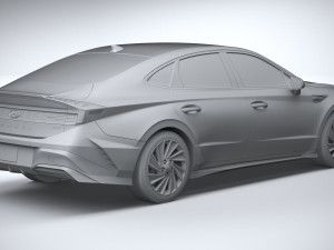Hyundai Sonata 2024 Modèle 3D